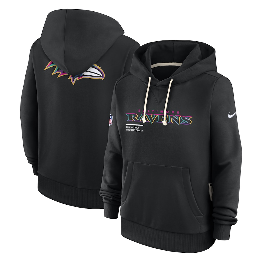 Women Baltimore Ravens 2025 Nike NFL hoodie->women nfl jersey->Women Jersey